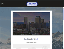 Tablet Screenshot of centurytireinc.com